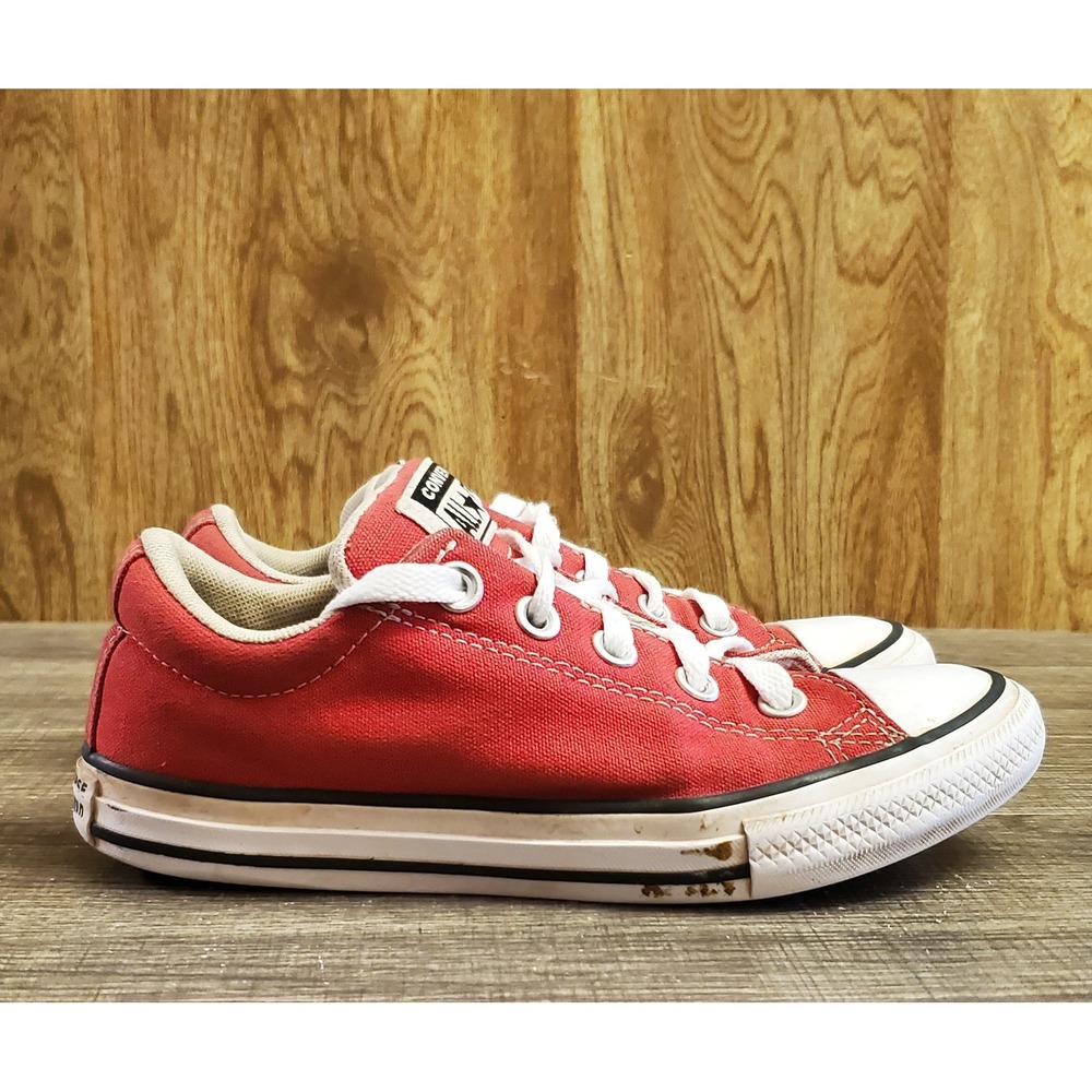 Converse All Star Street Sneakers Youth Size‎ 2 Red